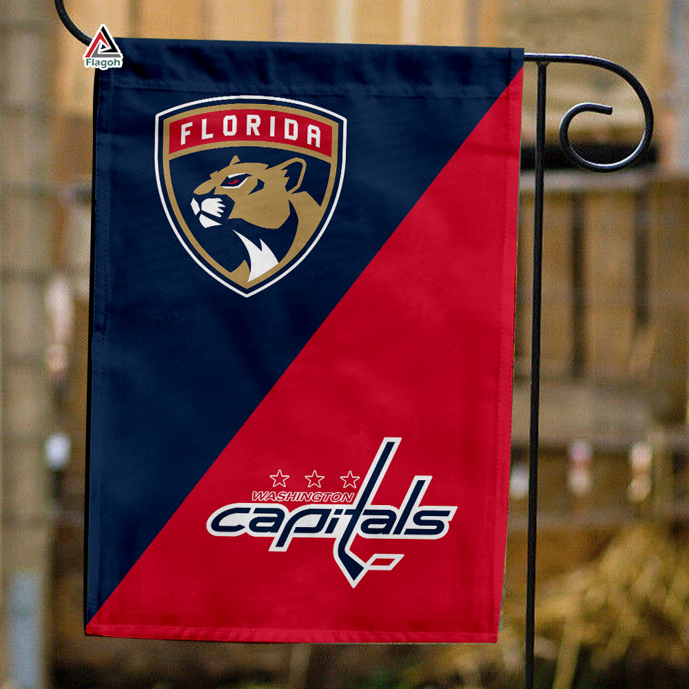 Panthers vs Capitals House Divided Flag, NHL House Divided Flag