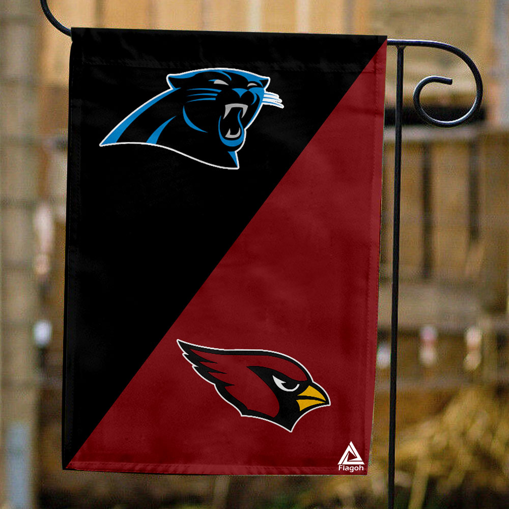 Panthers vs Cardinals House Divided Flag, NFL House Divided Flag
