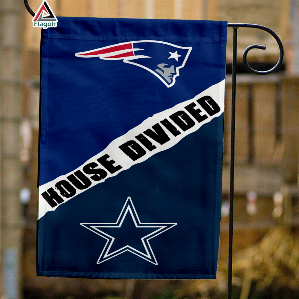 Patriots vs Ravens House Divided Flag, NFL House Divided Flag