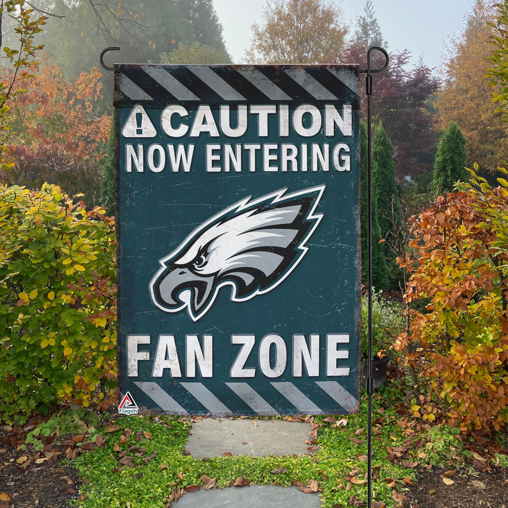 Philadelphia Eagles Fan Zone Flag, NFL Welcome Sport Flag - Image 3