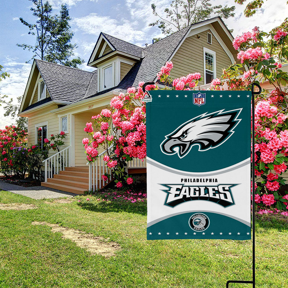 Philadelphia Eagles Football Team Flag, NFL Premium Two-sided Vertical Flag - Image 3