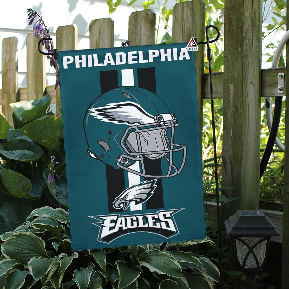 Philadelphia Eagles Helmet Vertical Flag, Eagles NFL Outdoor Flag - Image 3