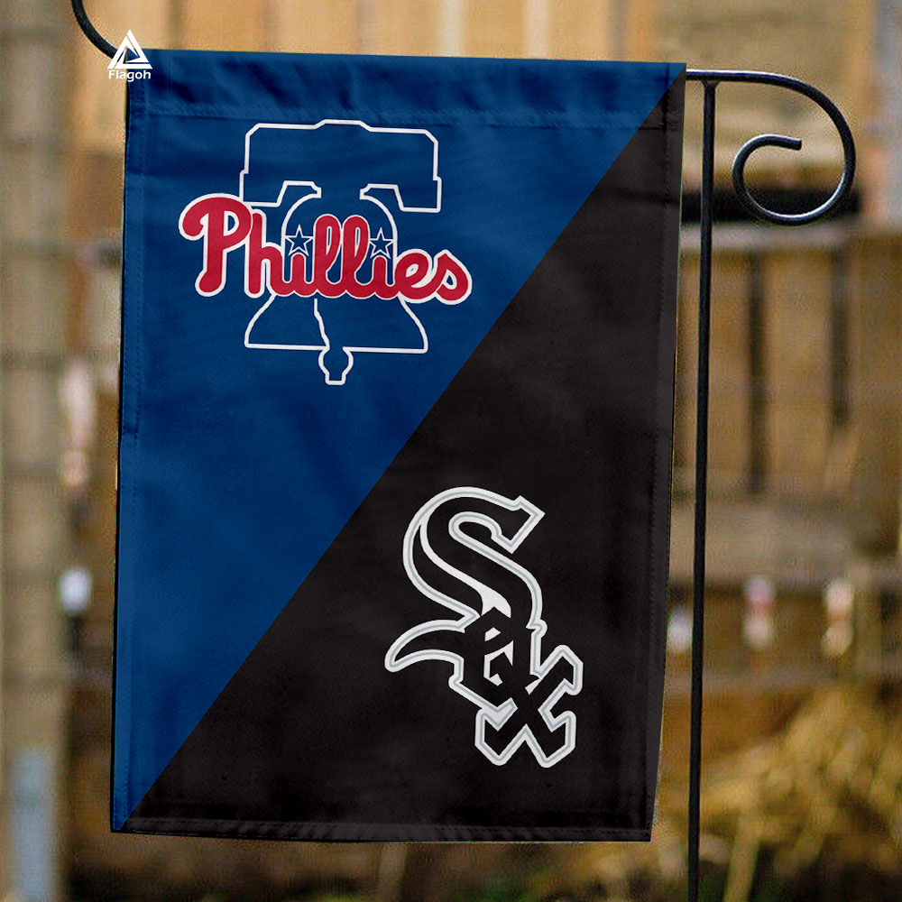Phillies vs White Sox House Divided Flag, MLB House Divided Flag