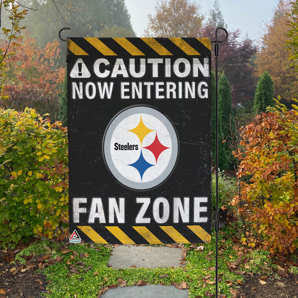 Pittsburgh Steelers Fan Zone Flag, NFL Welcome Sport Flag - Image 3