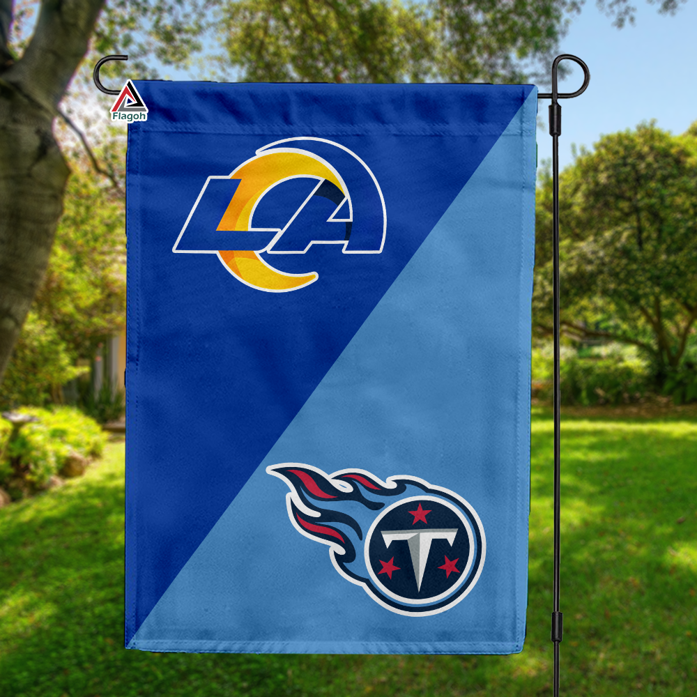 Rams vs Titans House Divided Flag, NFL House Divided Flag