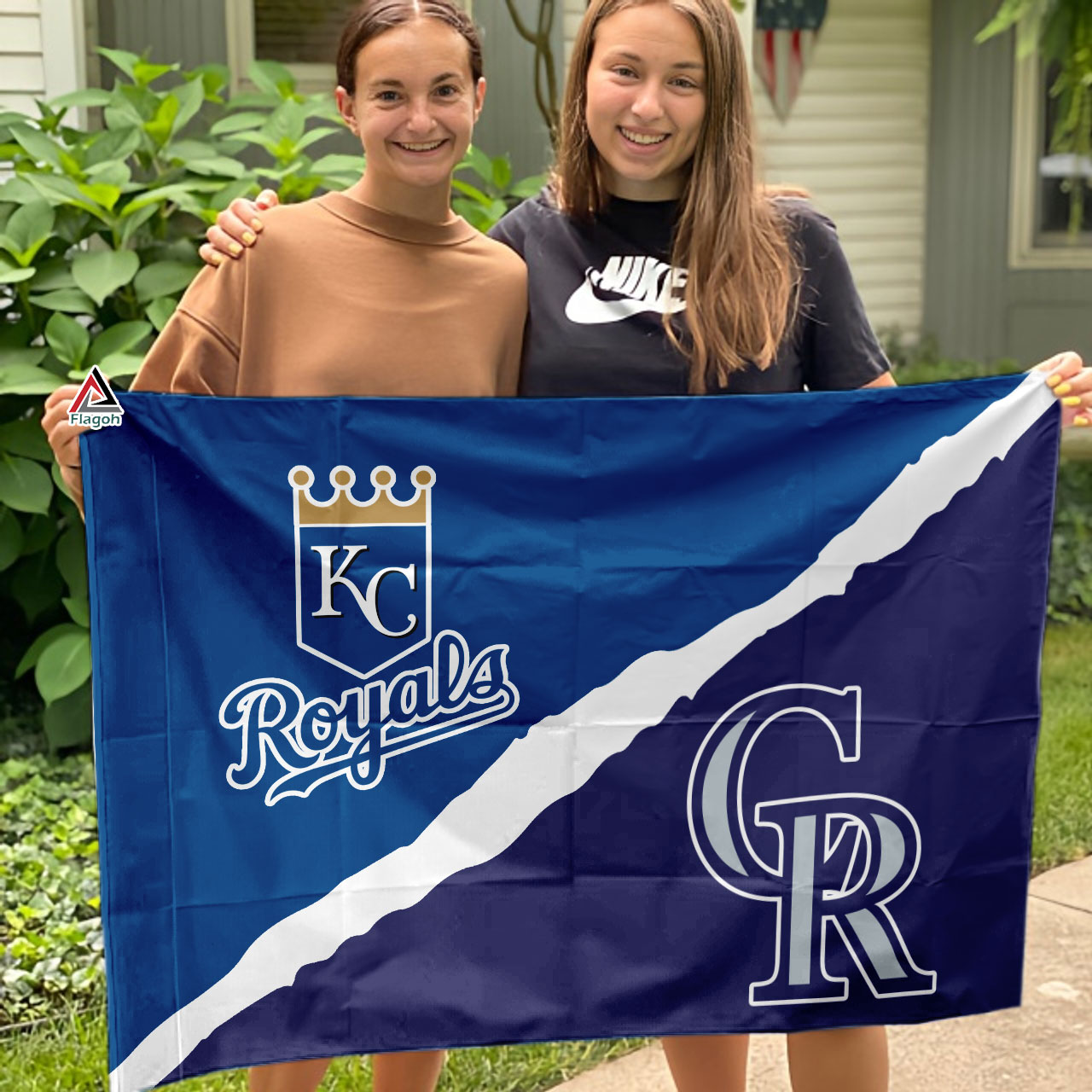 Royals vs Rockies House Divided Flag, MLB House Divided Flag - Image 3