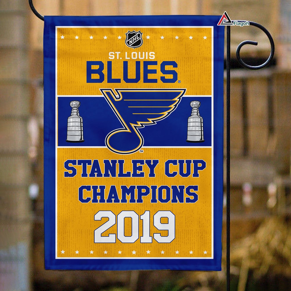 St. Louis Blues Stanley Cup Champions Flag, Blues Stanley Cup Flag, NHL Premium Flag