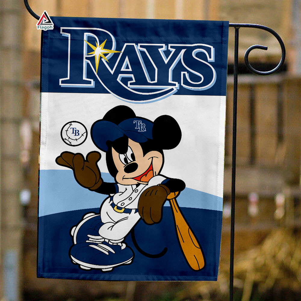 Tampa Bay Rays x Mickey Baseball Flag, MLB Premium Flag