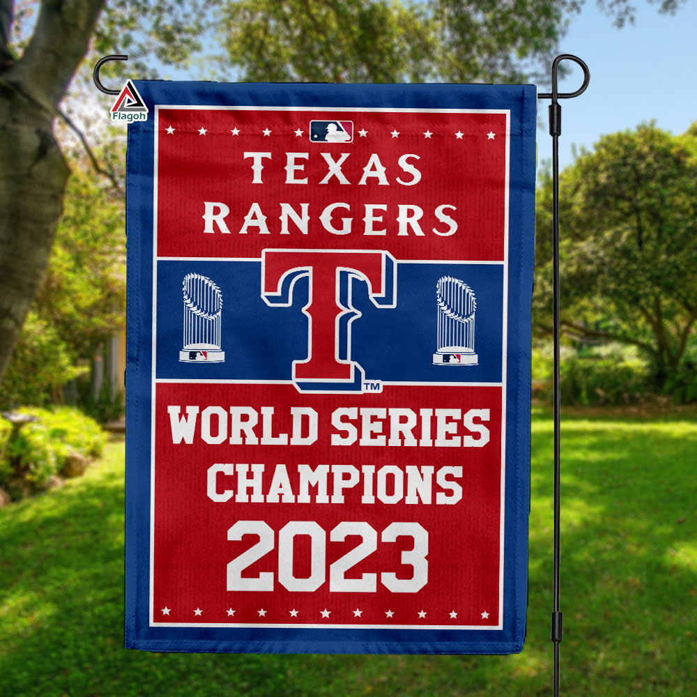 Texas Rangers World Series Champions Flag, Rangers World Series Flag, MLB Premium Flag
