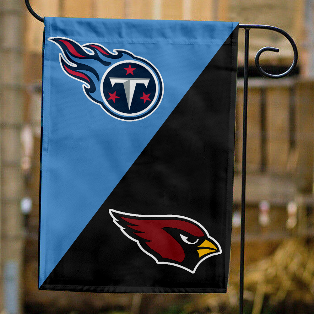 Titans vs Cardinals House Divided Flag, NFL House Divided Flag