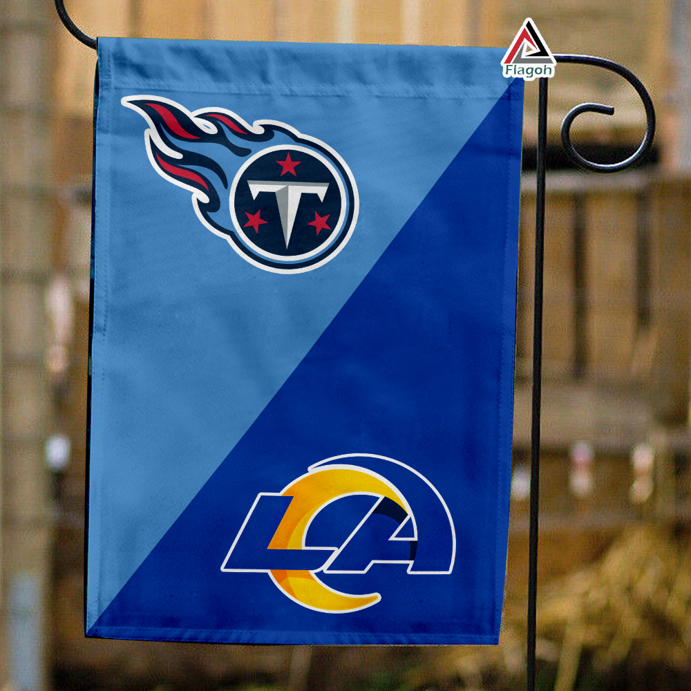 Titans vs Rams House Divided Flag, NFL House Divided Flag