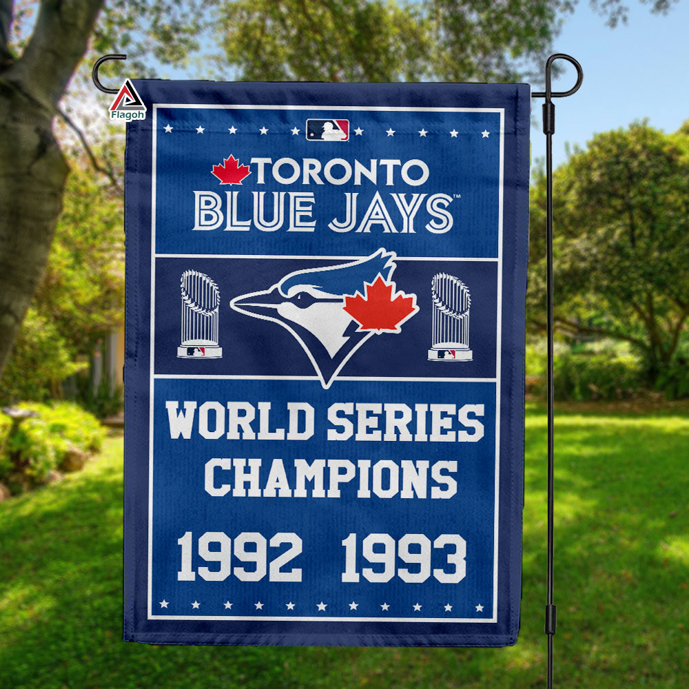 Toronto Blue Jays World Series Champions Flag, Blue Jays World Series Flag, MLB Premium Flag