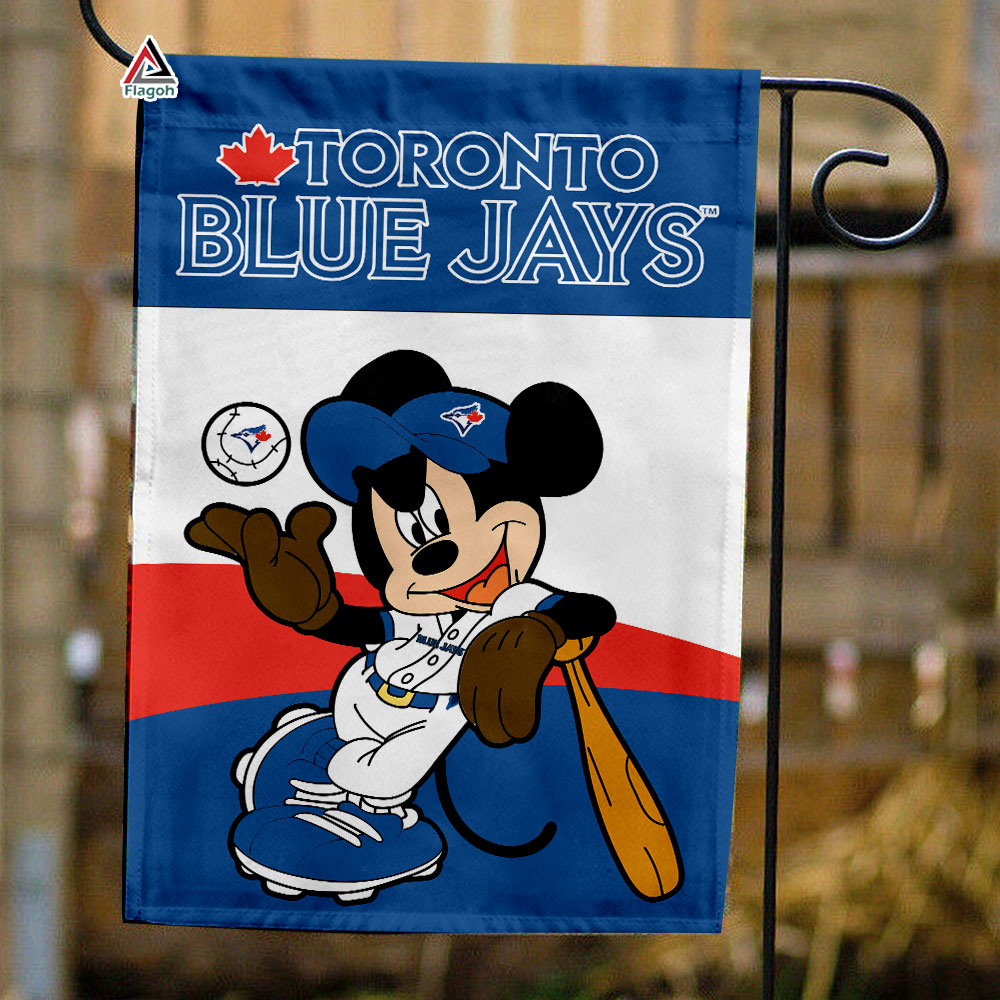 Toronto Blue Jays x Mickey Baseball Flag, MLB Premium Flag